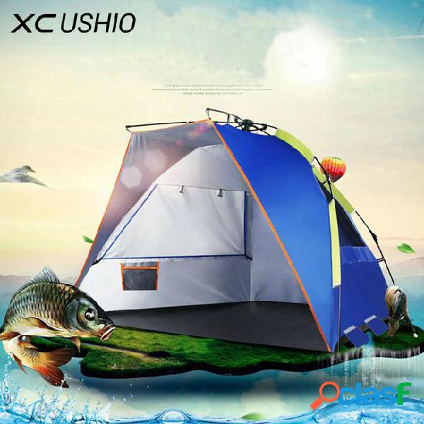 Xc ushio 3-4 person camping quick automatic opening tent