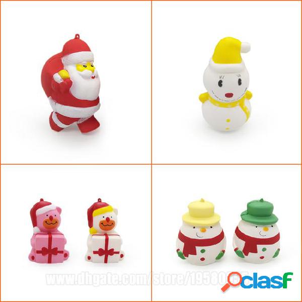 Xmas squishy christmas squishies santa claus father snowman