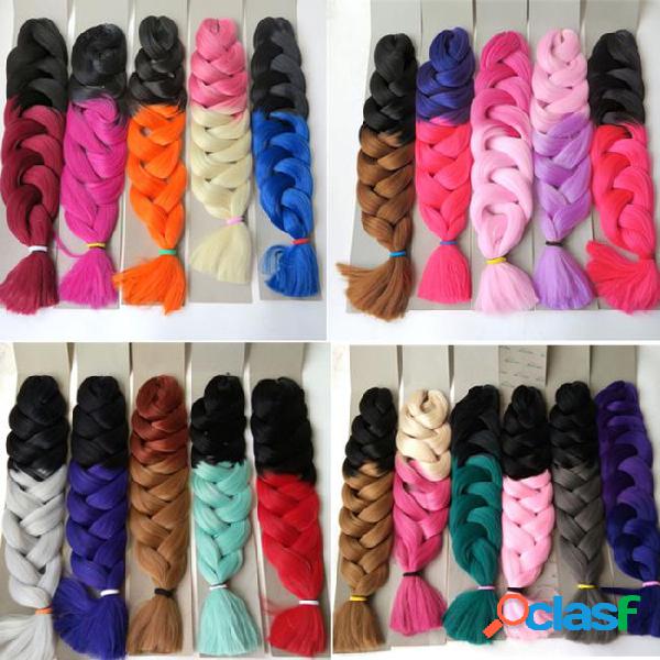 Xpression synthetic braiding hair 165g folded 32inch ombre