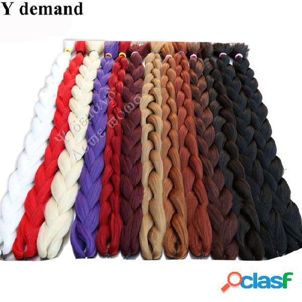 Xpression synthetic braiding hair wholesale cheap 82inch