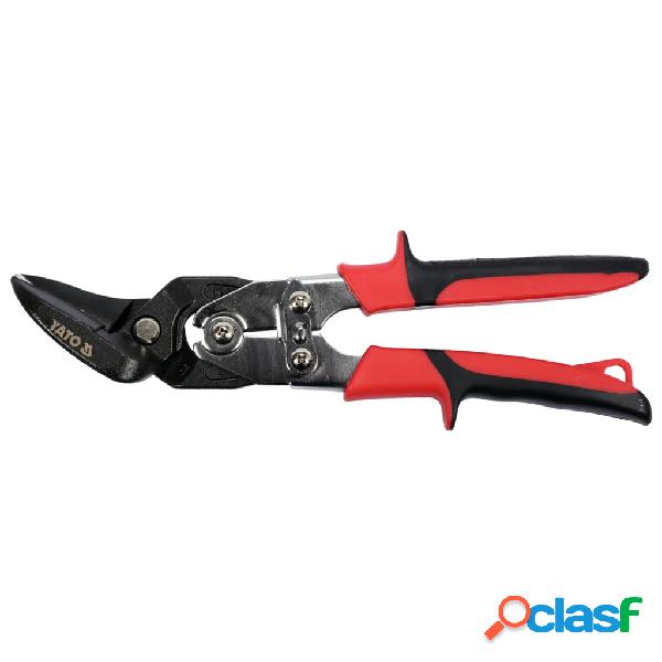 YATO Tijeras de hojalatero ideal izquierda rojo 260 mm