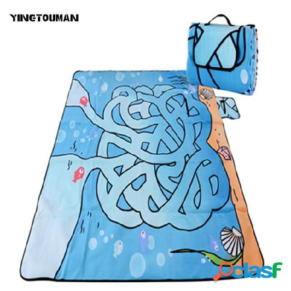 Yingtouman 200*200 outdoor picnic mat beach climb c plaid