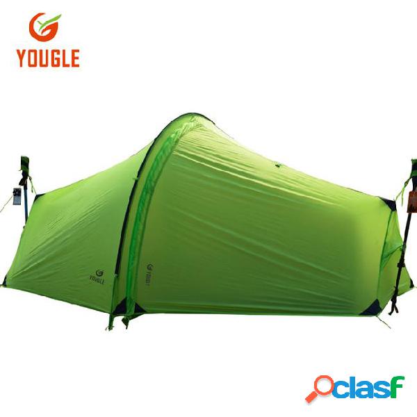 Yougle 15d double layer single tent for camping hiking