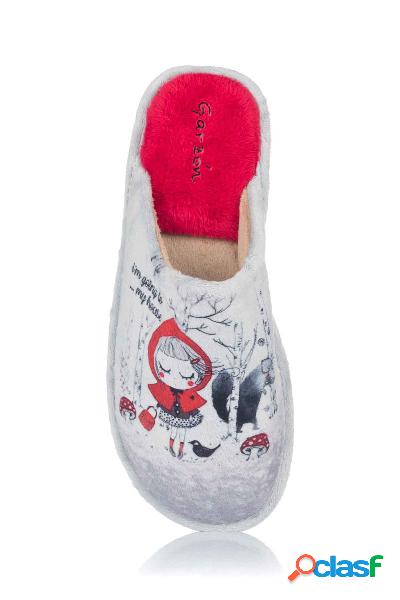 Zapatilla de casa 'Caperucita'