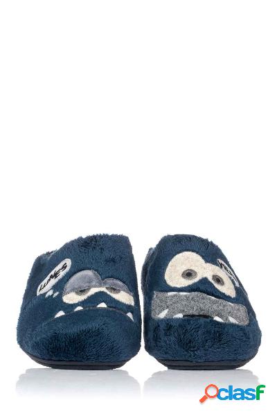 Zapatilla de casa 'ojos'