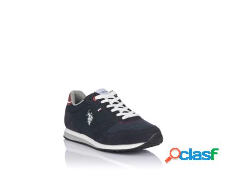 Zapatillas U.S. POLO Hombre (Textil - 42 - Azul)