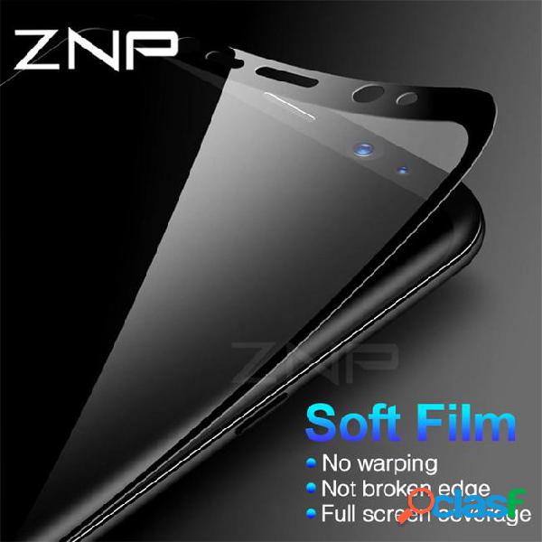 Znp 3d curved soft plating front and back screen protector