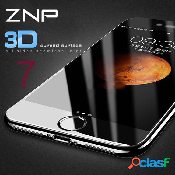 Znp 3d soft edge 9h tempered glass for iphone 7 6 6s plus 8