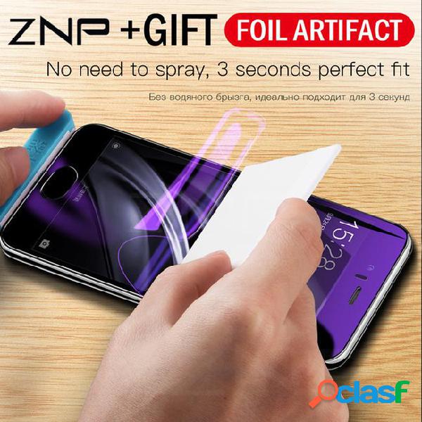 Znp full cover soft purple light hydrogel film for xiaomi 6