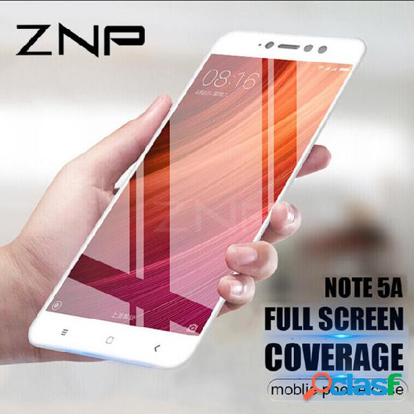 Znp full screen protective tempered glass for xiaomi redmi