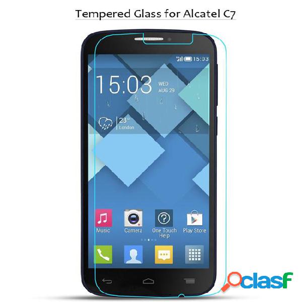 tempered glass for alcatel one touch pop c7 screen protector