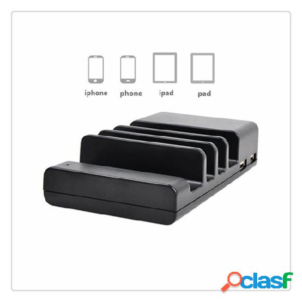 (us)4-usb ports multi-function cellphone charging station
