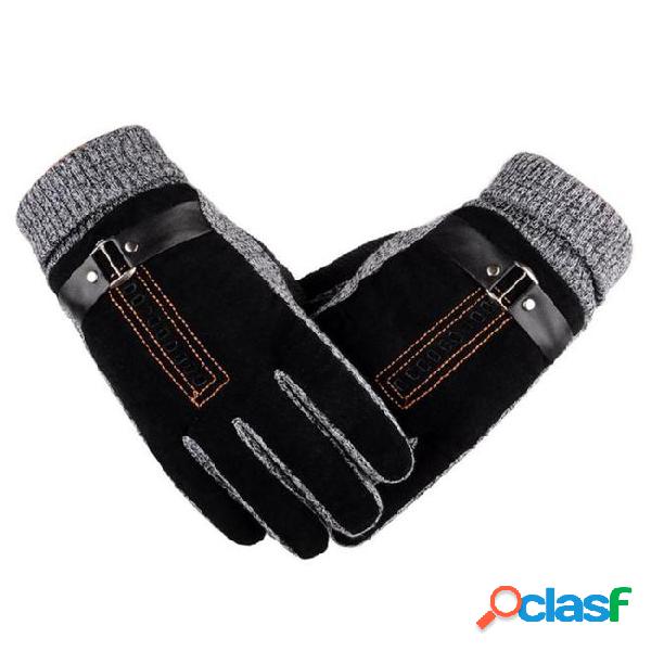 # vestido 2019 casual warm winter gloves men outdoors anti