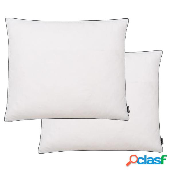 vidaXL Almohadas 2 uds relleno plumón/plumas 70x60 cm