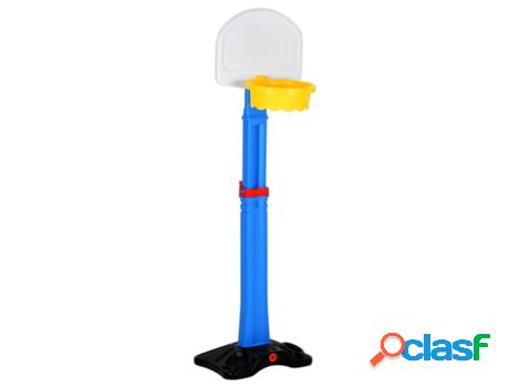 vidaXL Canasta de baloncesto infantil con soporte ajustable