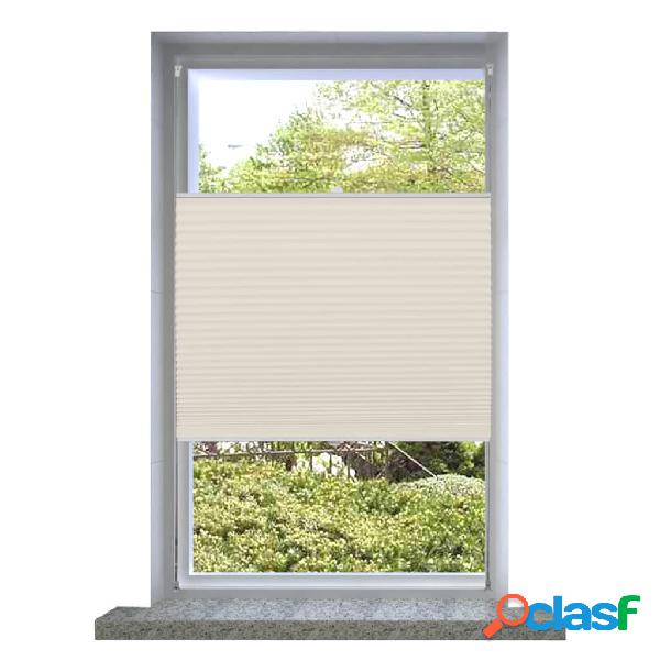 vidaXL Plisé Para Ventana Persiana 110X200cm Crema