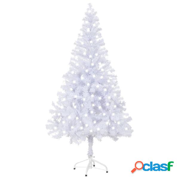 vidaXL Árbol de Navidad artificial con LED y soporte 120 cm